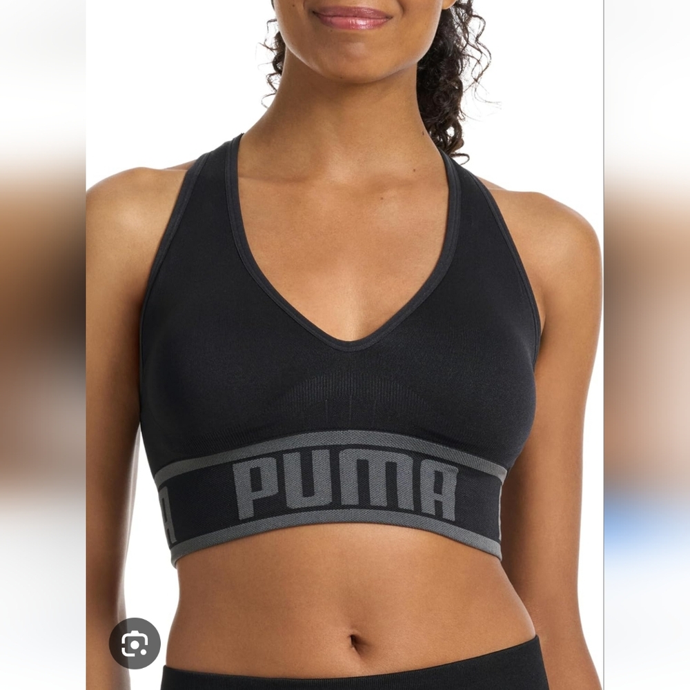 Puma xl womens Seamless coral colored sports bra